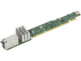 Supermicro AOC-URN6-I2XT/ 1U Ultra Riser Card 2ports 10Gbase-T, 6ports  NVMe